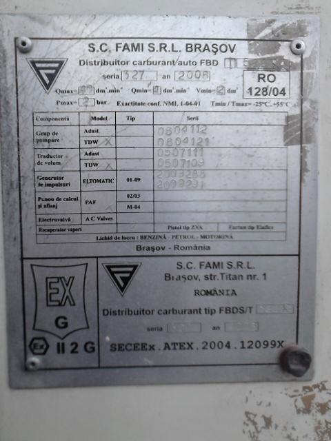 Pompa dubla benzina Adast